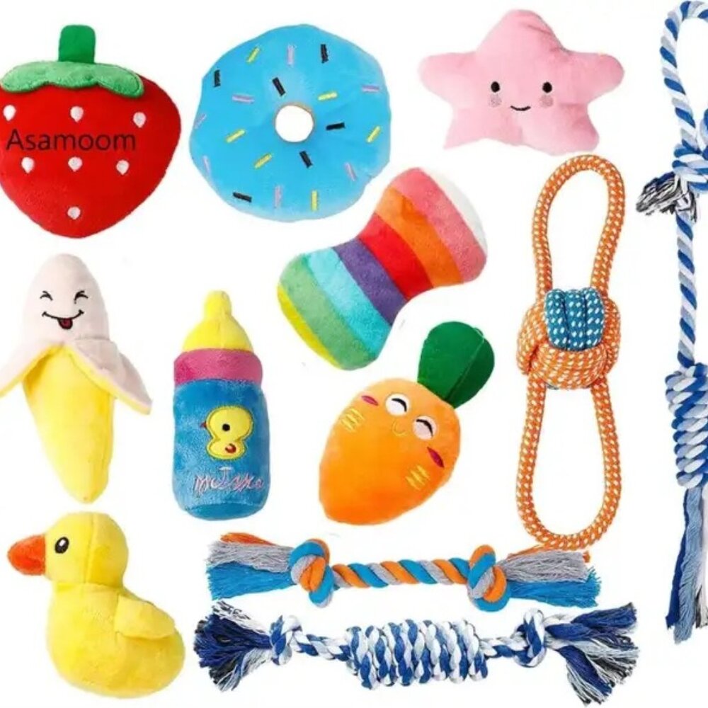 12 Pack Puppy Toys for Small Dogs